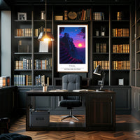 Tikal Temple Sunset Adventure National Park Poster