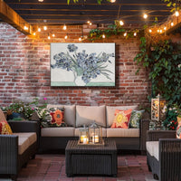 Irises in a Vase Poster