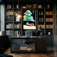 Visit the USSR in Winter Travel Poster PosterGoat