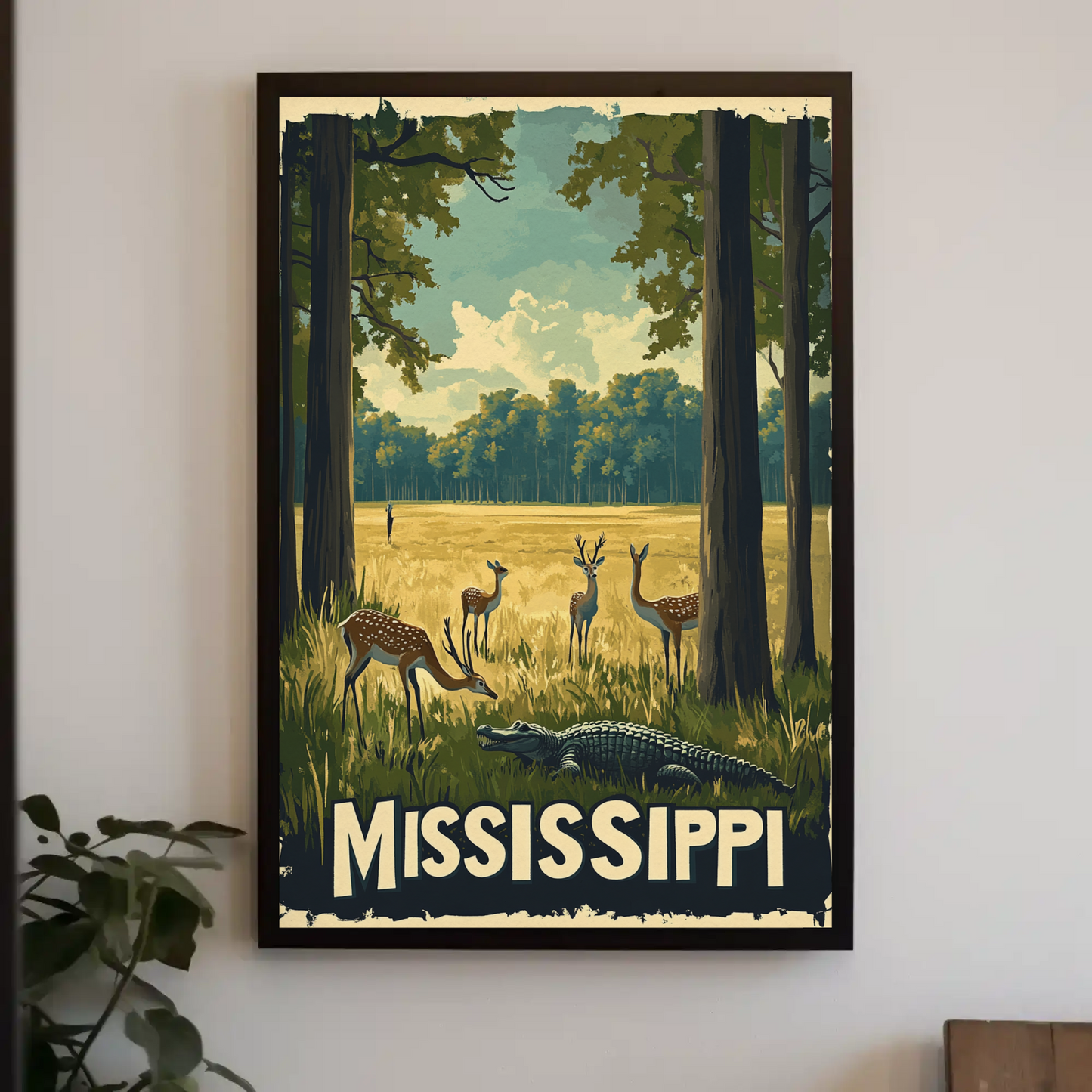 Mississippi Nature and Wildlife Poster