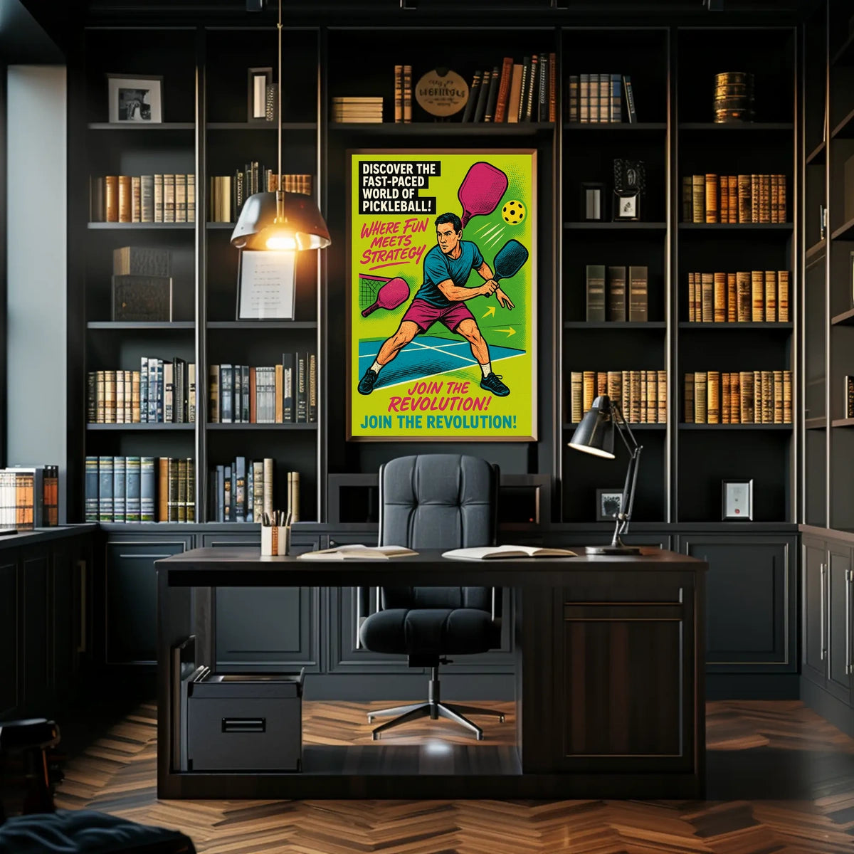 Discover the Fast-Paced World of Pickleball Poster
