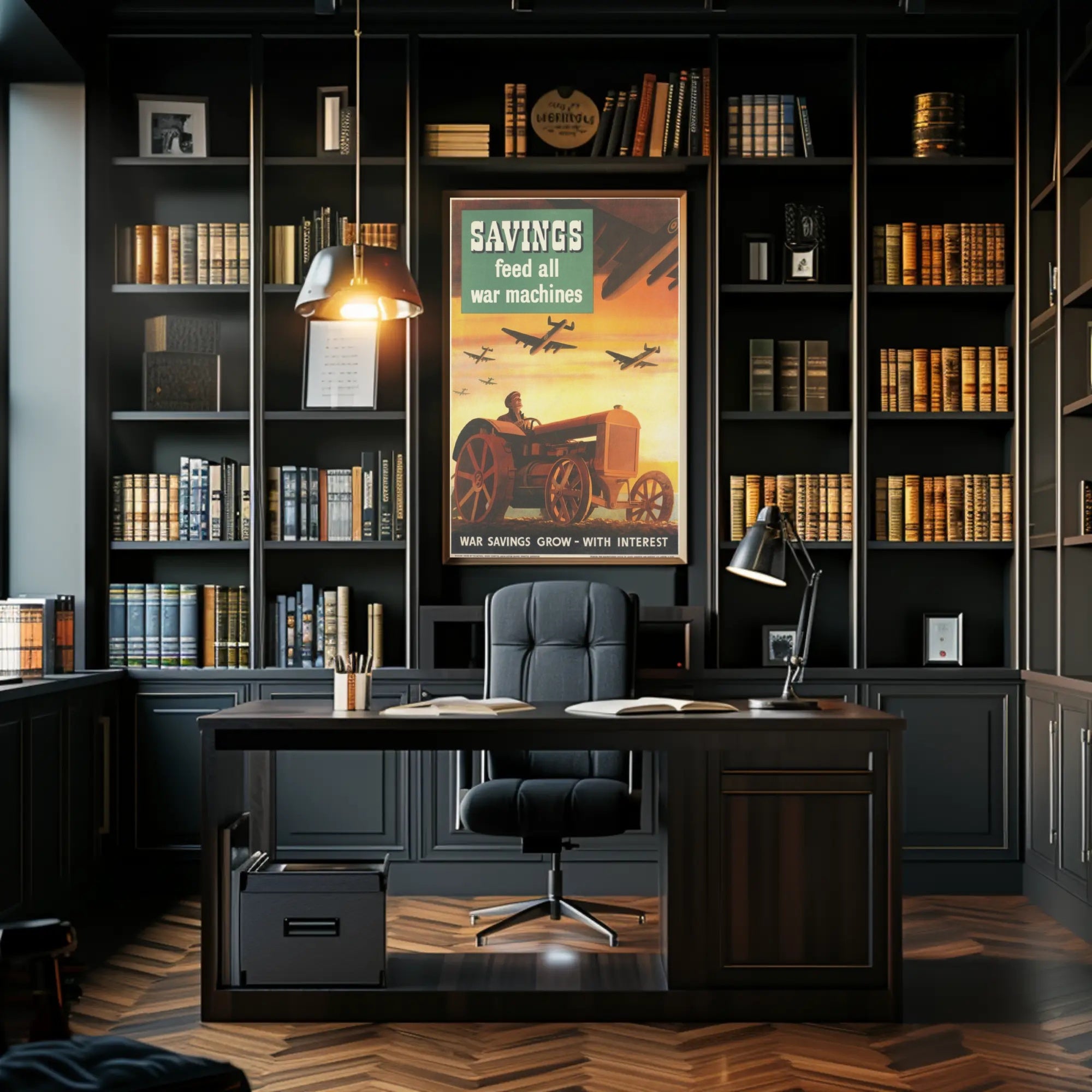 WWII Savings Incentive Vintage Propaganda Poster