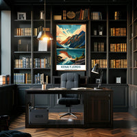 Kenai Fjords Scenic Art Print National Park Poster