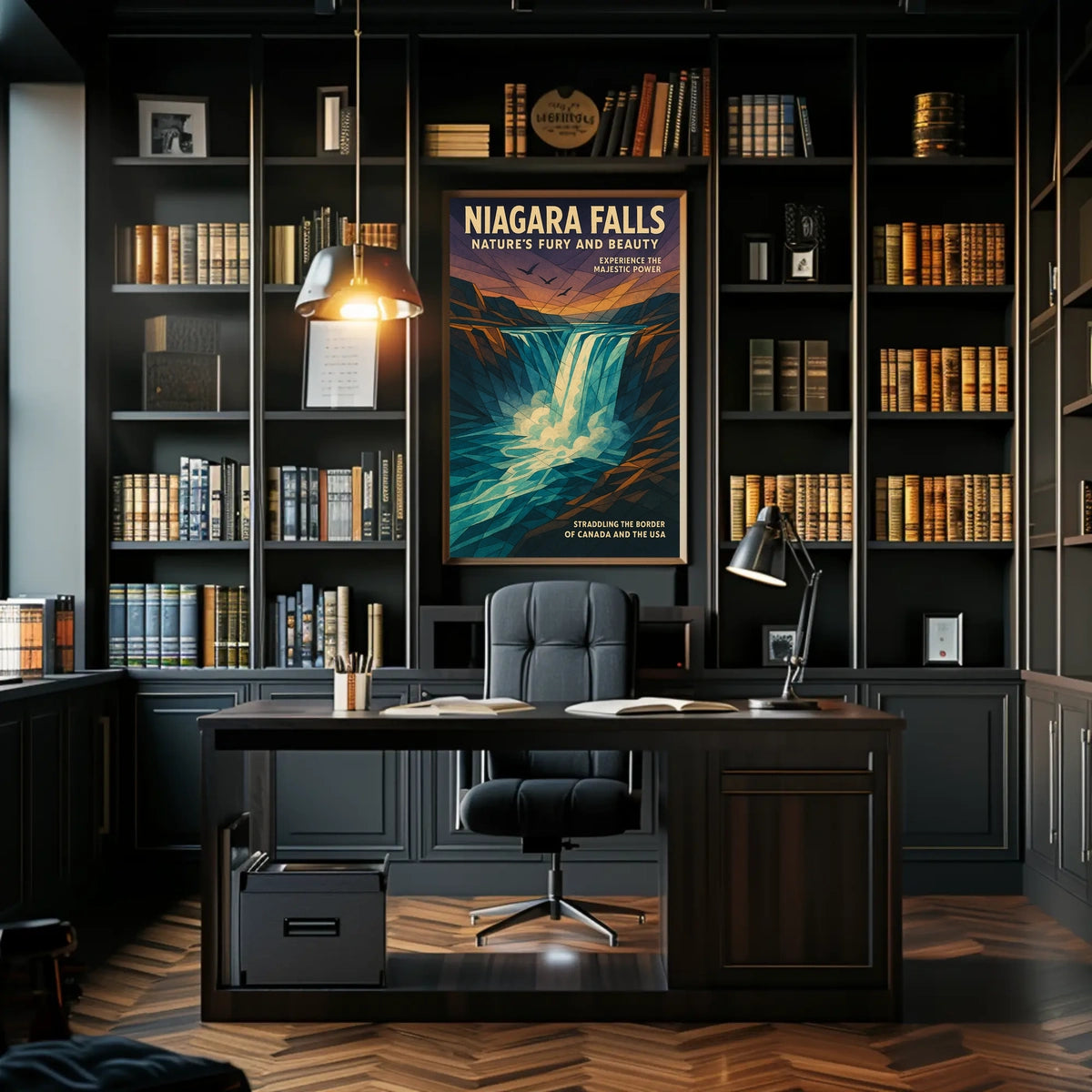 Niagara Falls Natures Fury and Beauty Poster