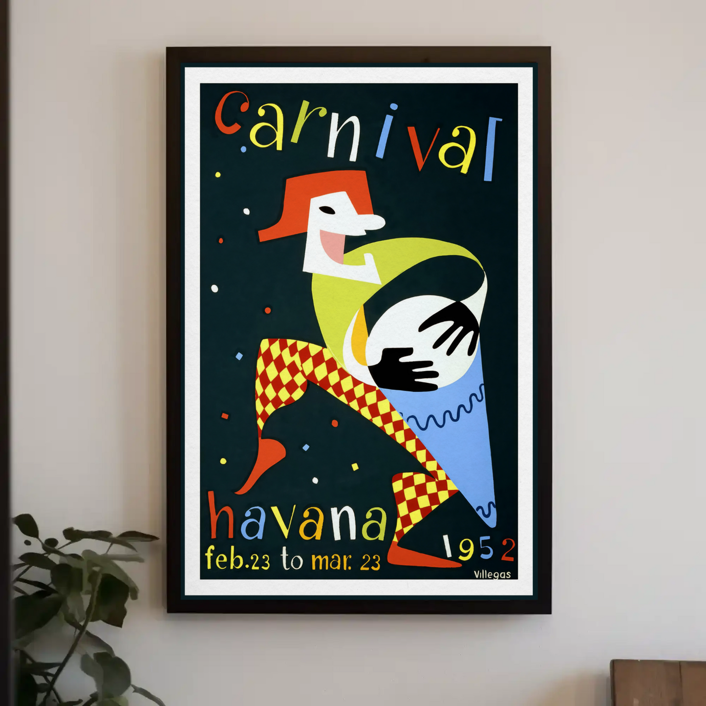 Havana Vintage Poster Carnival 1952