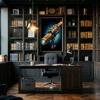 Galactic Ray Gun Poster