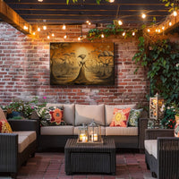 Surreal Dreamscape: Mystical Walk Through Fantasy or Mythology Poster