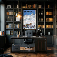 Ski Portillo Chile Vintage Travel Poster PosterGoat