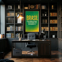 Celebrating Culture and Diversity in Brasil Poster