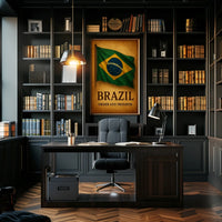 Brazil Order And Progress Poster