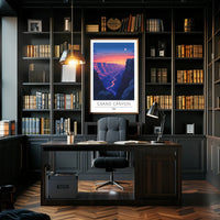 Grand Canyon Nightscape: Modern Art National Park Poster