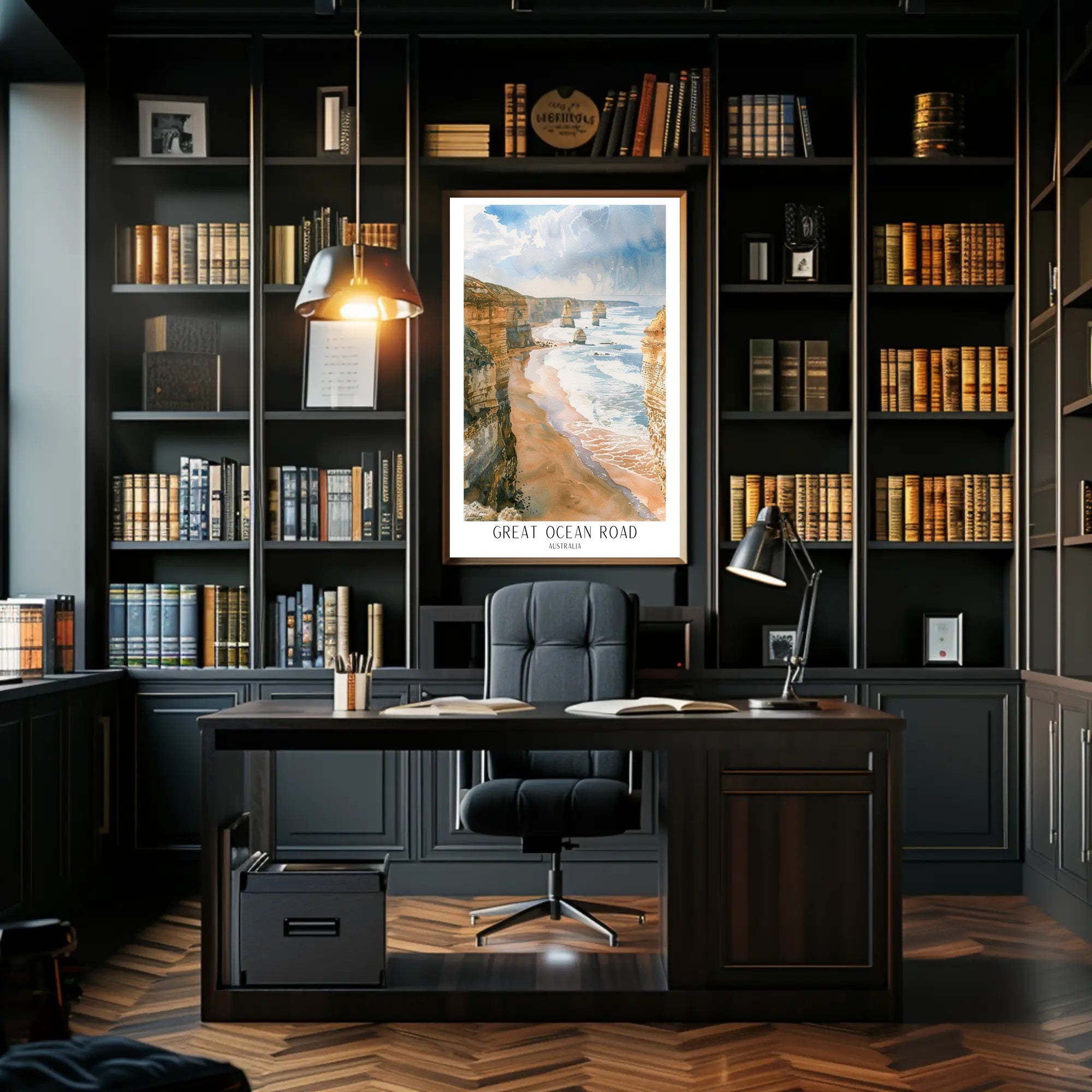 Great Ocean Road Scenic Travel Poster PosterGoat