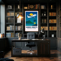 Hawaii Awaits Poster PosterGoat