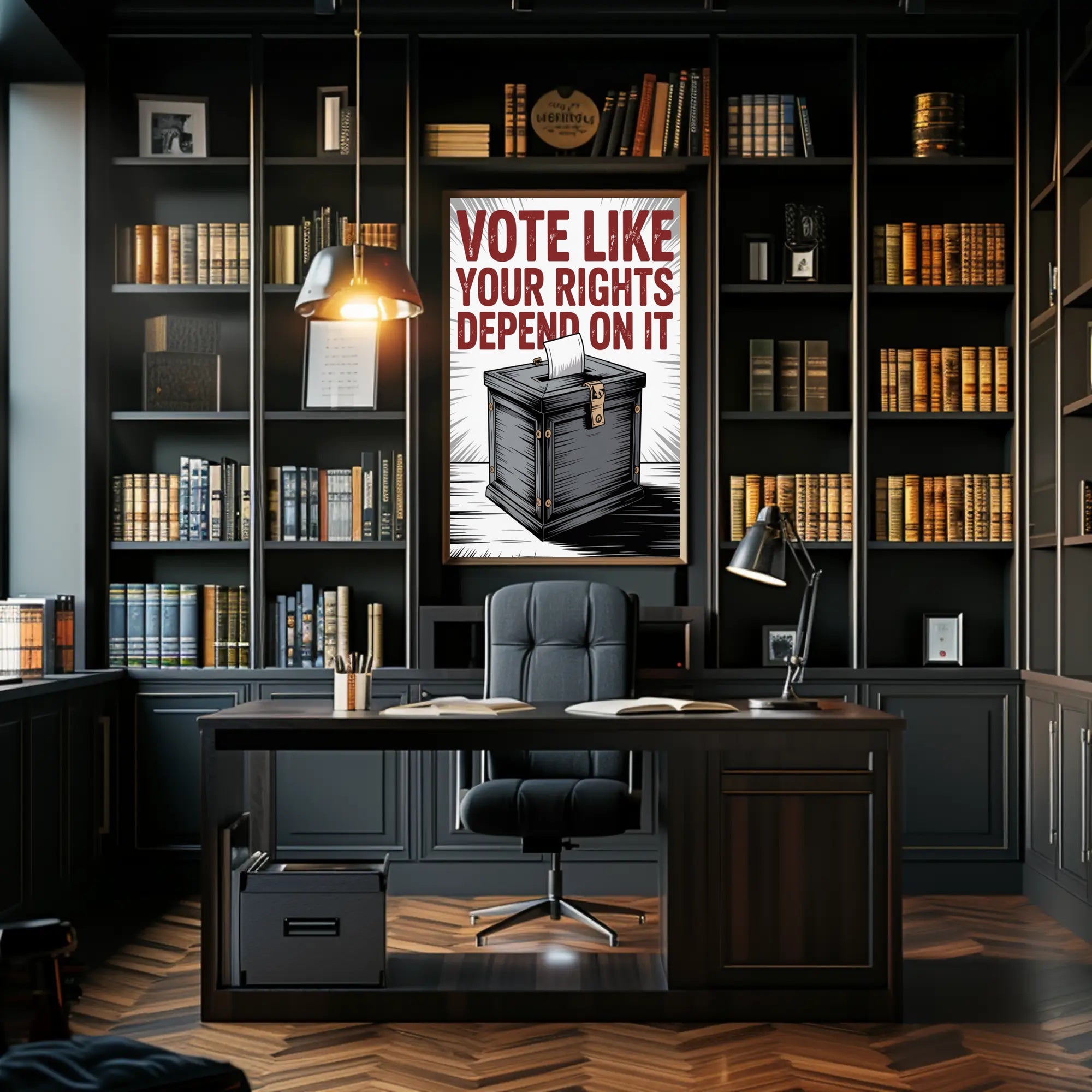Vote Like Your Rights Depend On It Political Poster