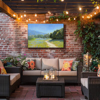 Serene Summer Landscape Poster