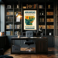 Discover Arkansas: Natural Beauty and History Poster