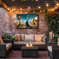 Dreamlike Coastal Surrealism: Surrealistic Artistic Poster