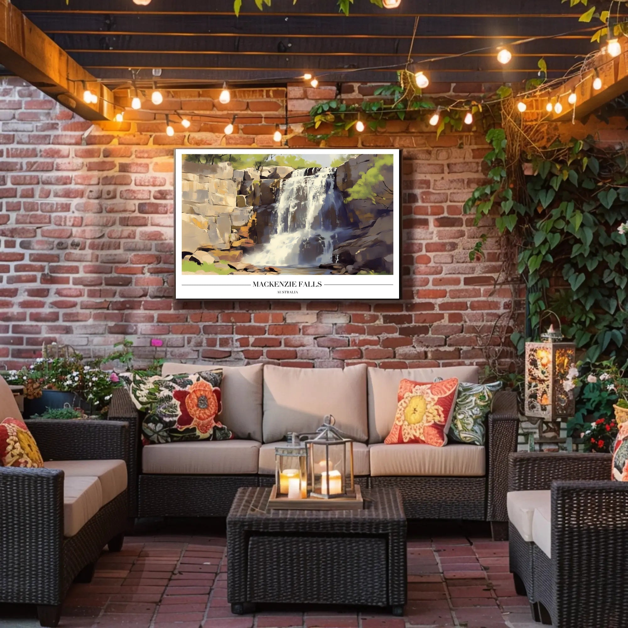 MacKenzie Falls Tranquil Beauty Travel Poster