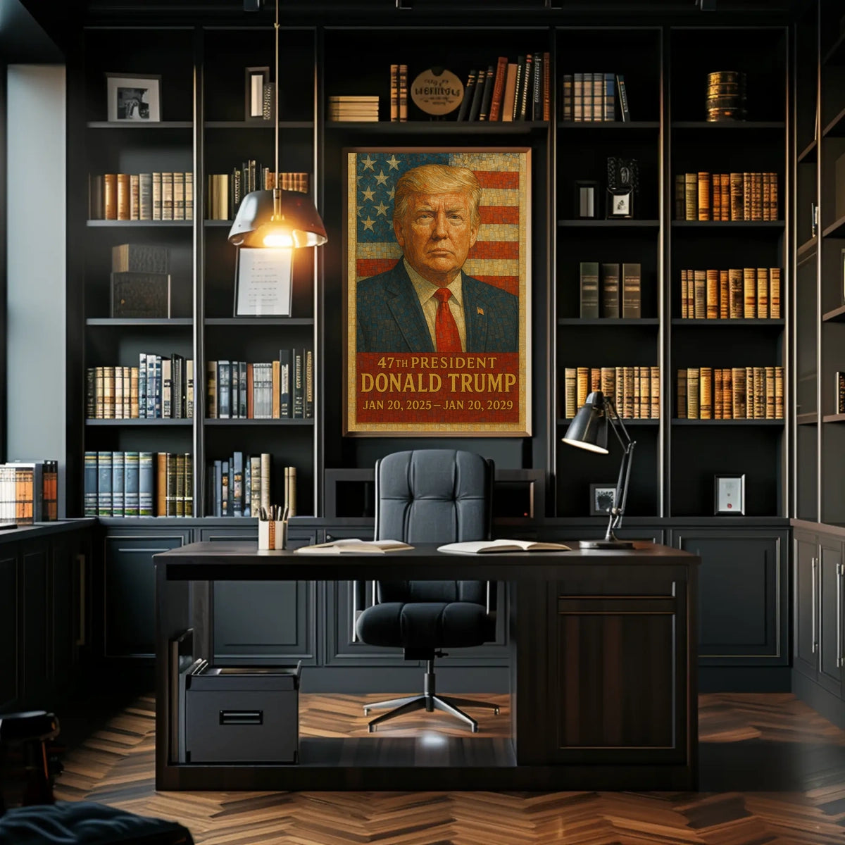 Trump 47th President Scenic Wanderlust Poster