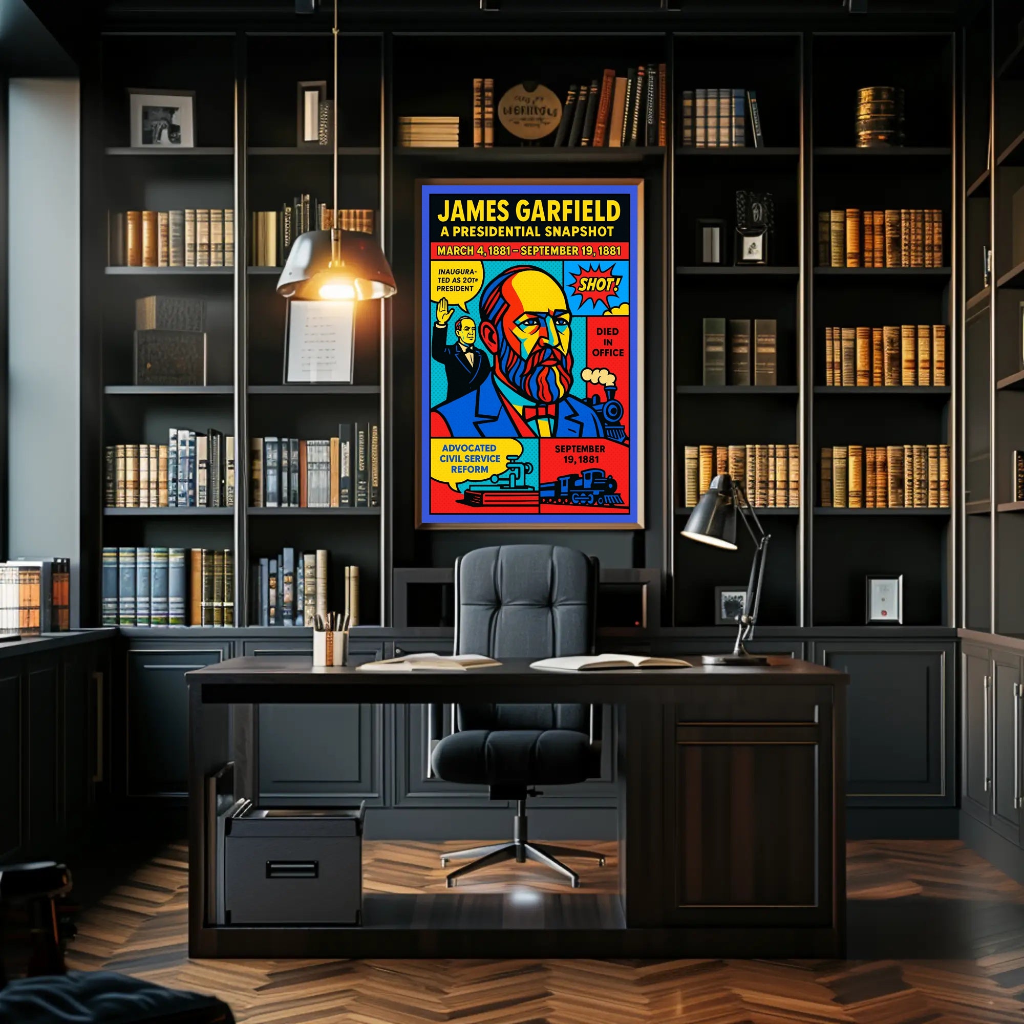 James Garfield 20th President Poster PosterGoat