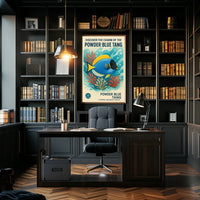 Discover the Charm of the Powder Blue Tang Poster