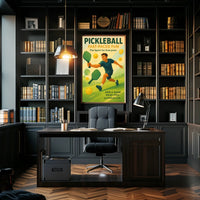 Pickleball Fast-Paced Fun Poster