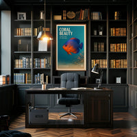 Coral Beauty Angelfish of the Reef Poster PosterGoat