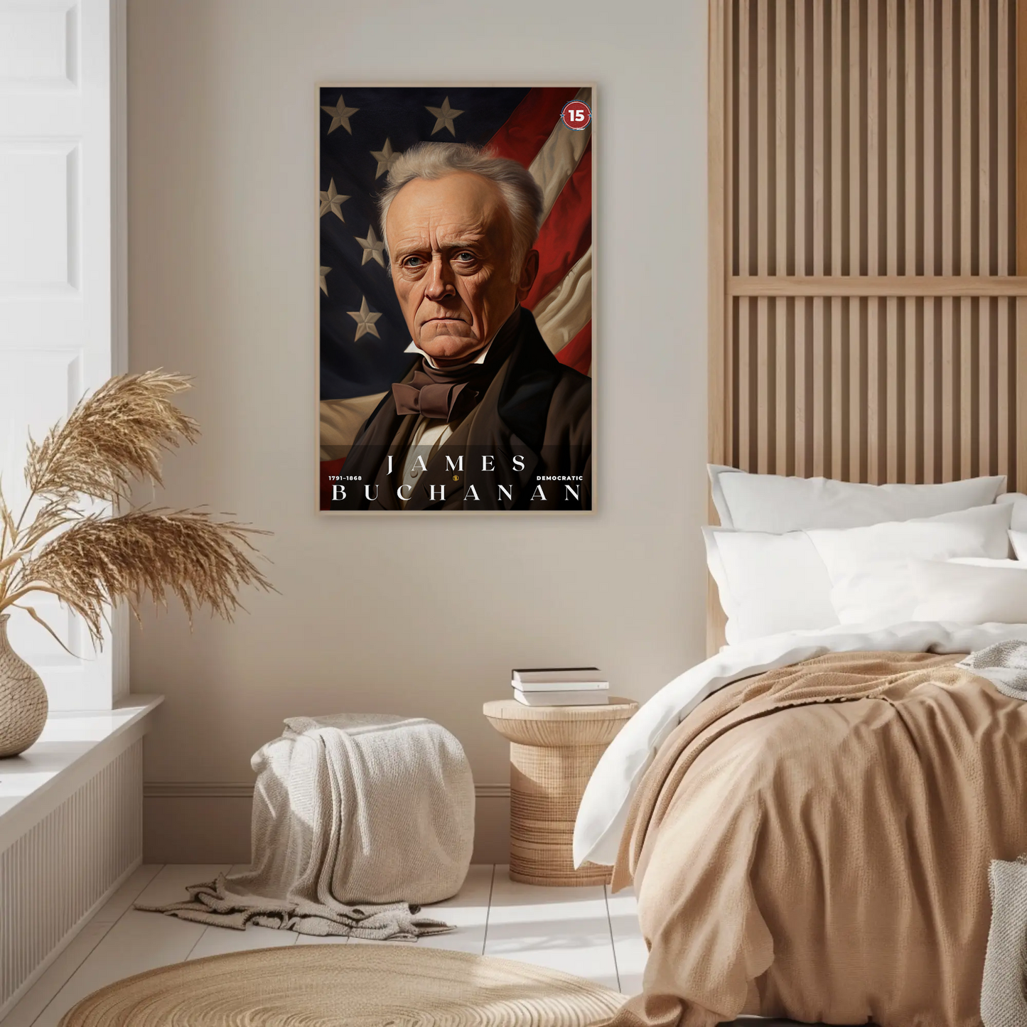 James Buchanan 15th President Of The United States Portrait