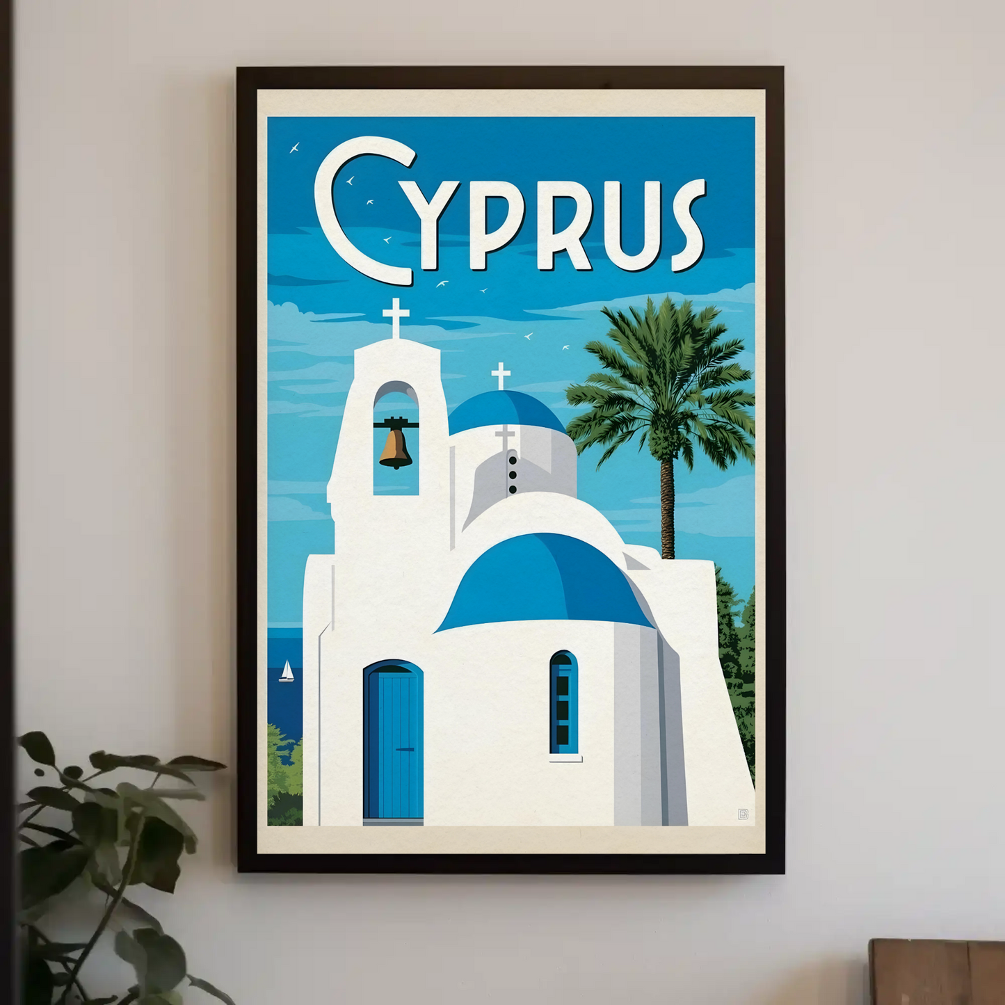 Cyprus Vintage Poster