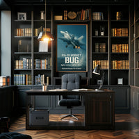 F/A-18 Hornet Fighter Jet in Flight Poster