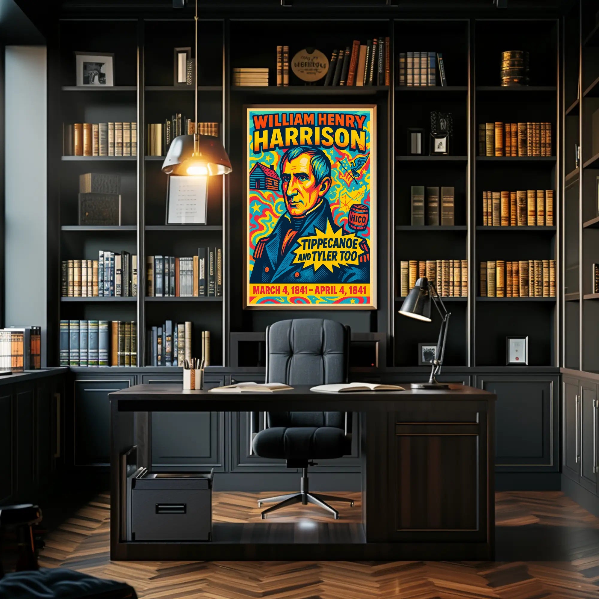 William Henry Harrison 9th President Poster PosterGoat