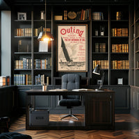 Outing Magazine August Issue Poster PosterGoat