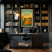 Discover Iowa Experience the Heartland Poster