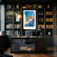 Brandenburg Gate Watercolor Travel Poster PosterGoat