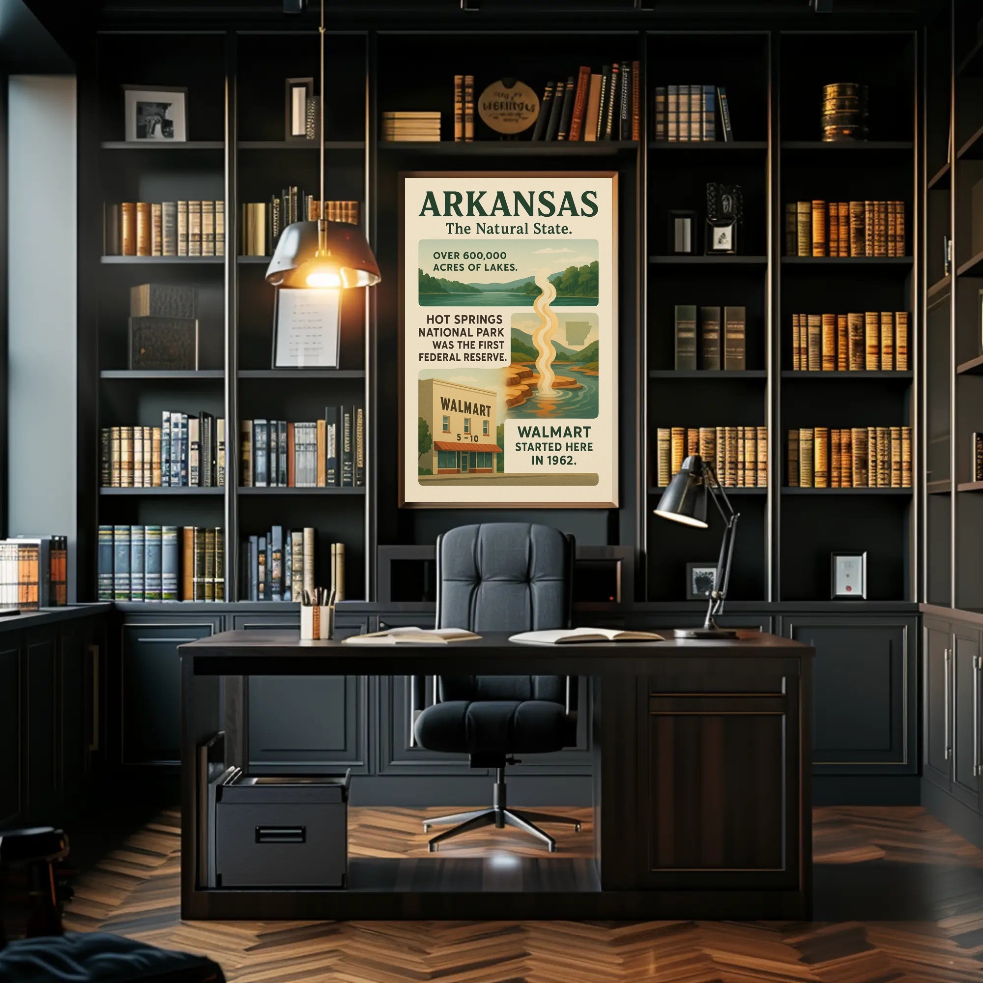 Arkansas The Natural State Poster