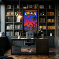 Chicago Vibes Poster PosterGoat