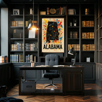 Alabama Art Poster