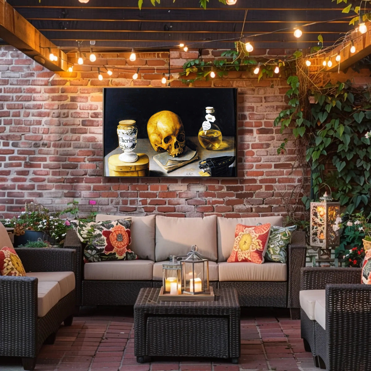 Memento Mori Still Life Dutch Golden Age Artistic Poster