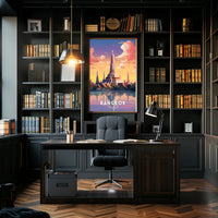 Wat Arun Sunset in Bangkok Travel Poster