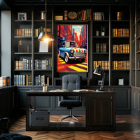 Vibrant City Drive Poster PosterGoat