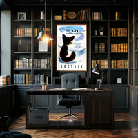 Vintage SAS Travel Poster: Explore Austria's Alpine Charm Travel Poster PosterGoat