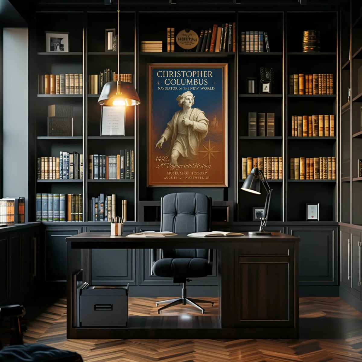 Christopher Columbus Navigator of the New World Poster