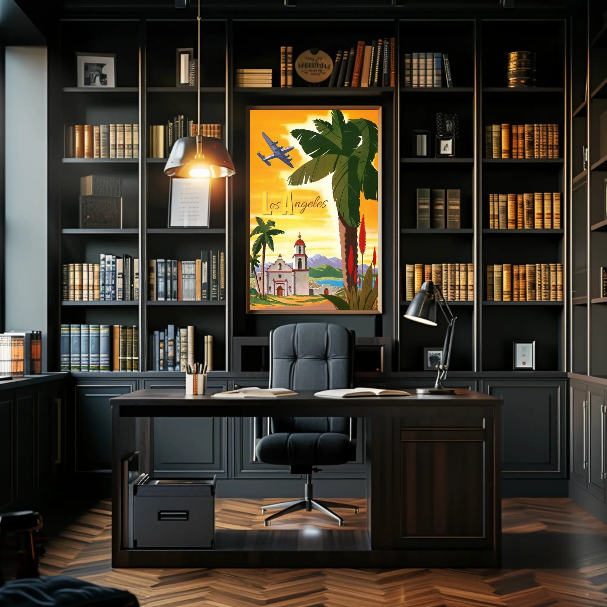 Vintage Los Angeles Travel Poster