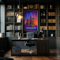 St. Basils Cathedral A Tapestry of Color and Faith Poster