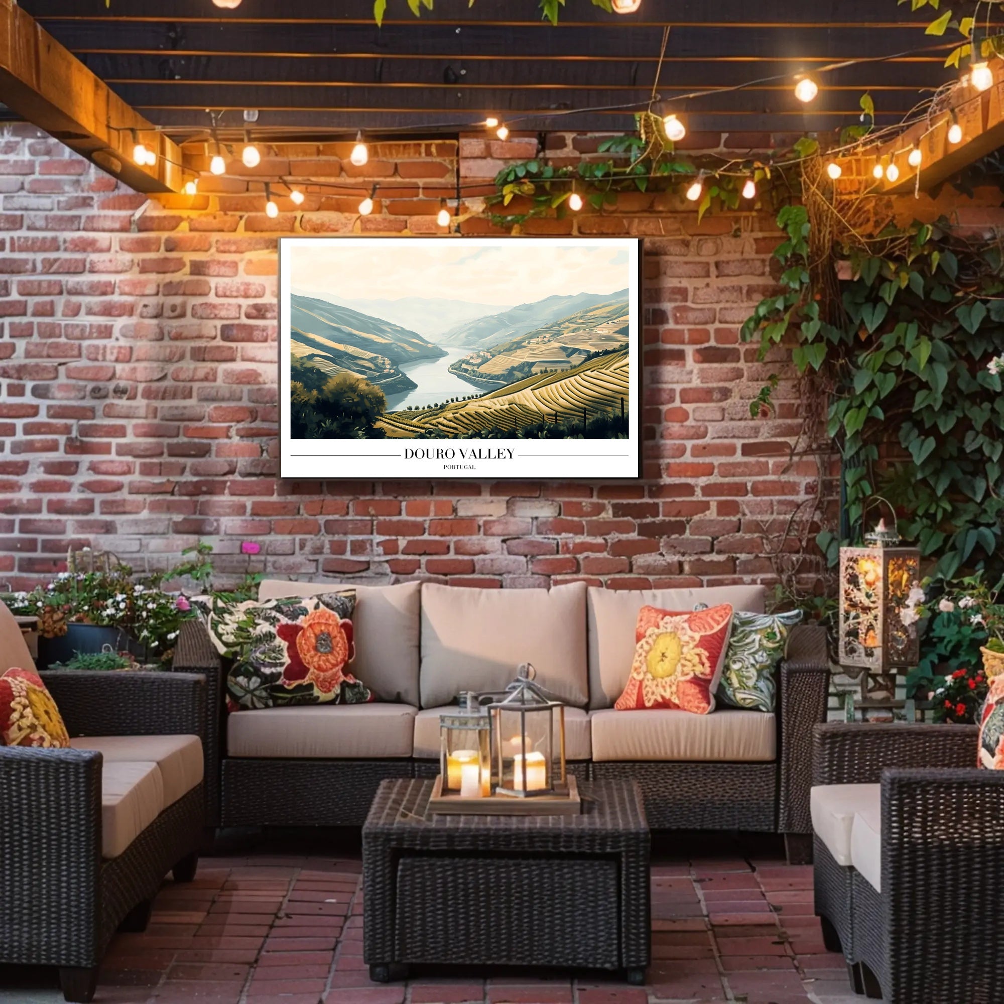 Douro Valley Portugal Scenic Travel Poster