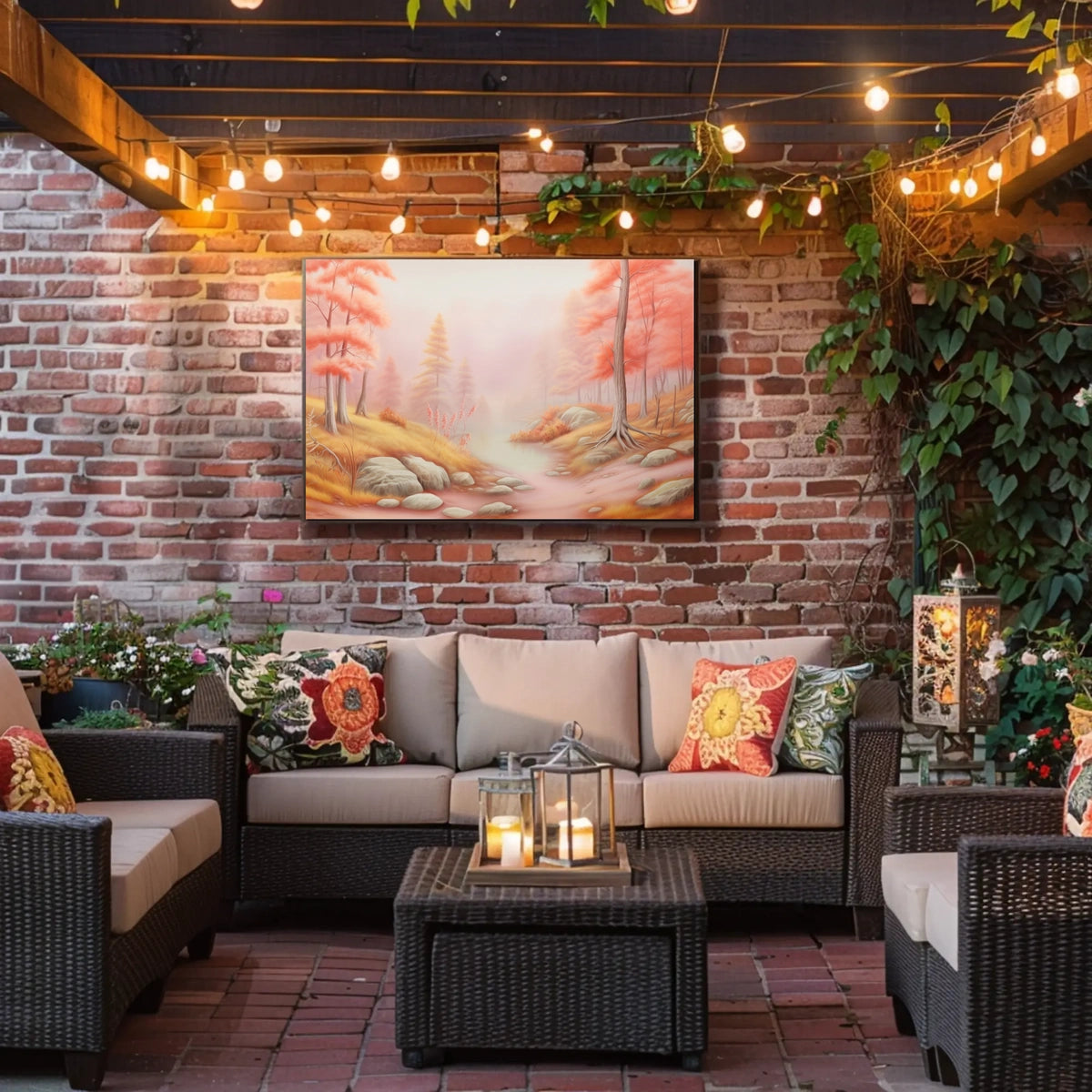 Serene Autumn Landscape Poster