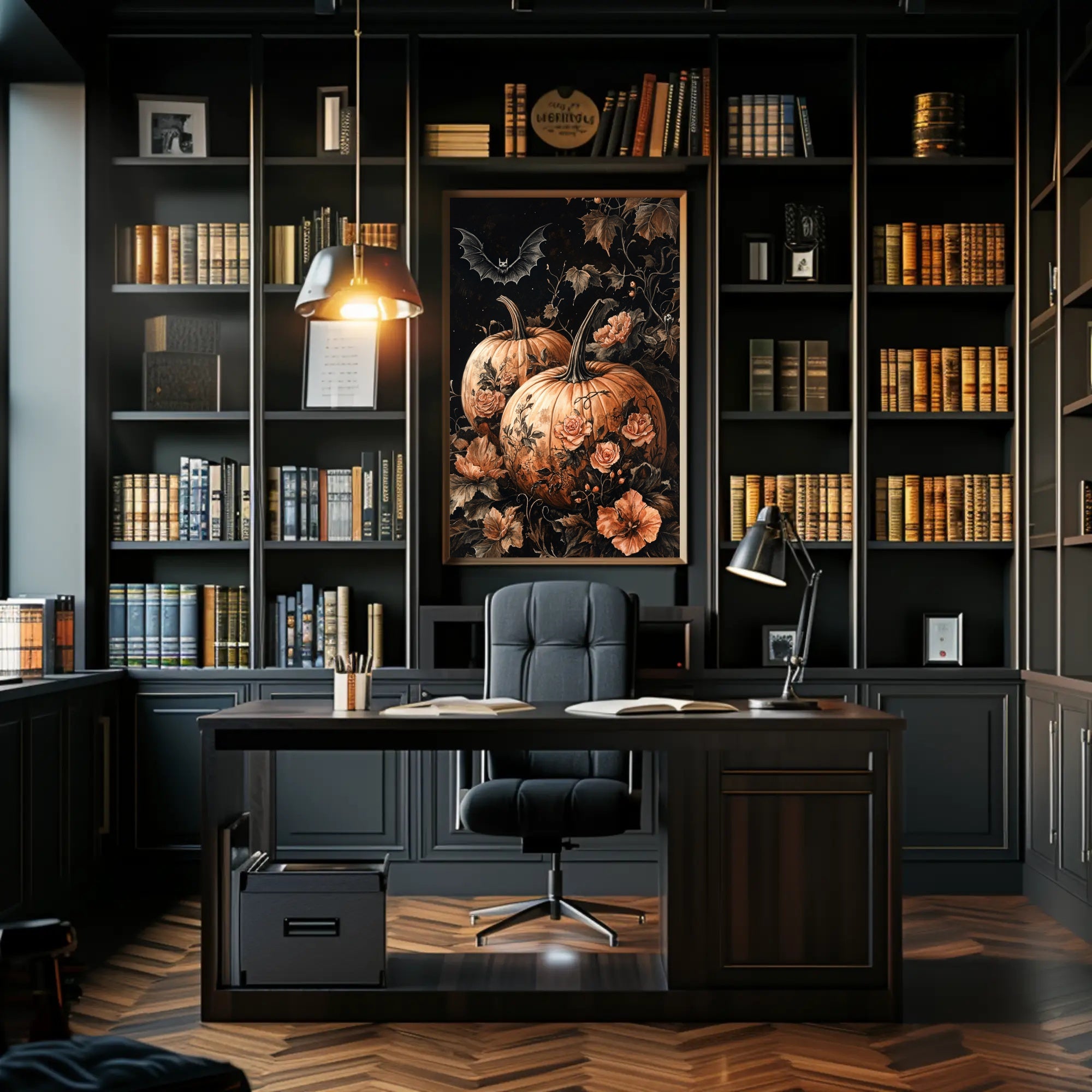 Enchanted Autumn Night Poster