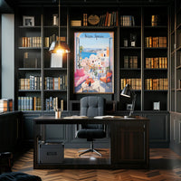 Ibiza Balcony Oasis Poster