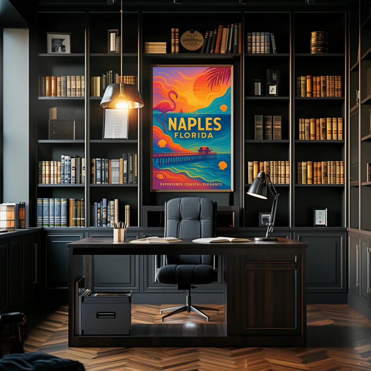 Naples, Florida Experience Coastal Elegance Poster