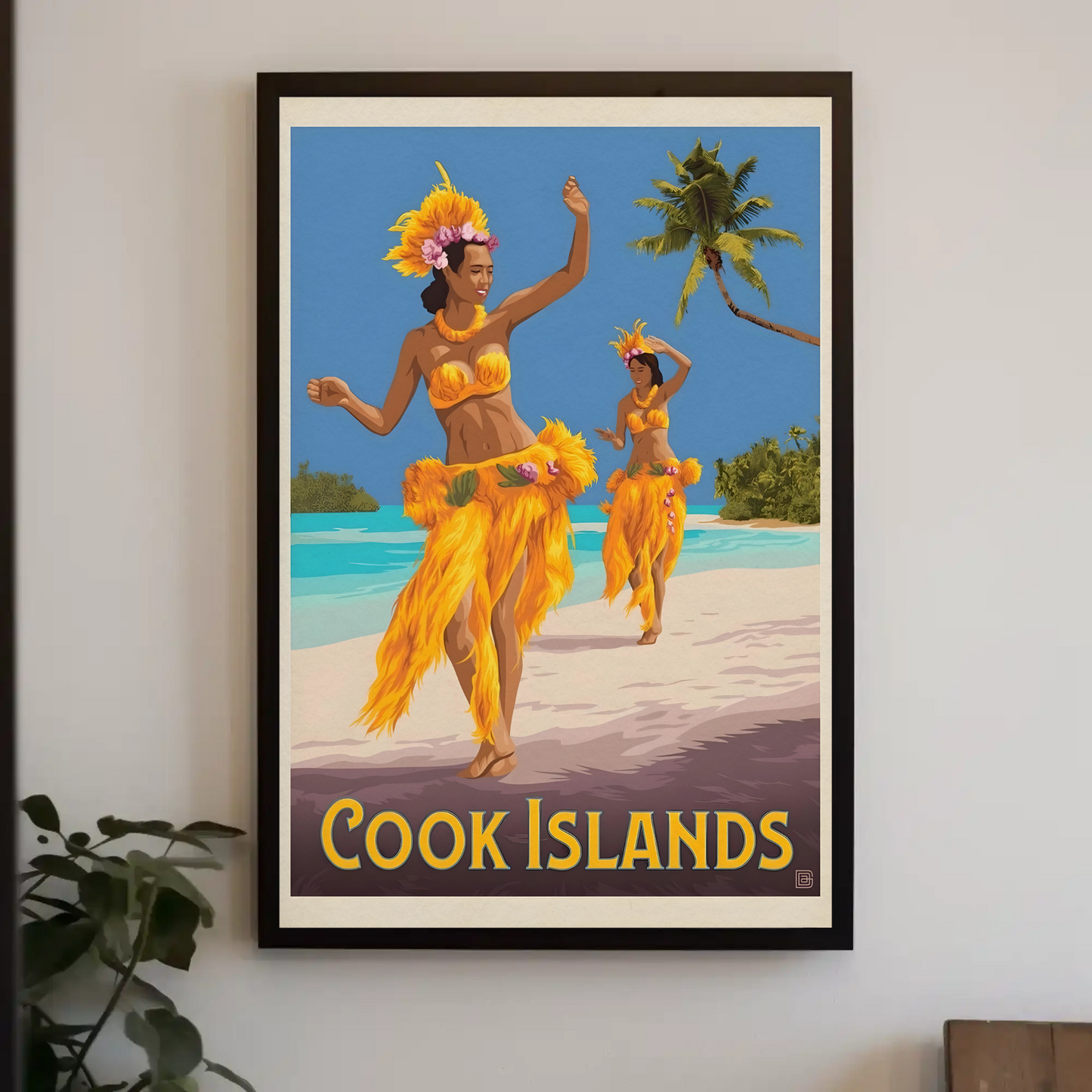 Cook Islands Vintage Poster